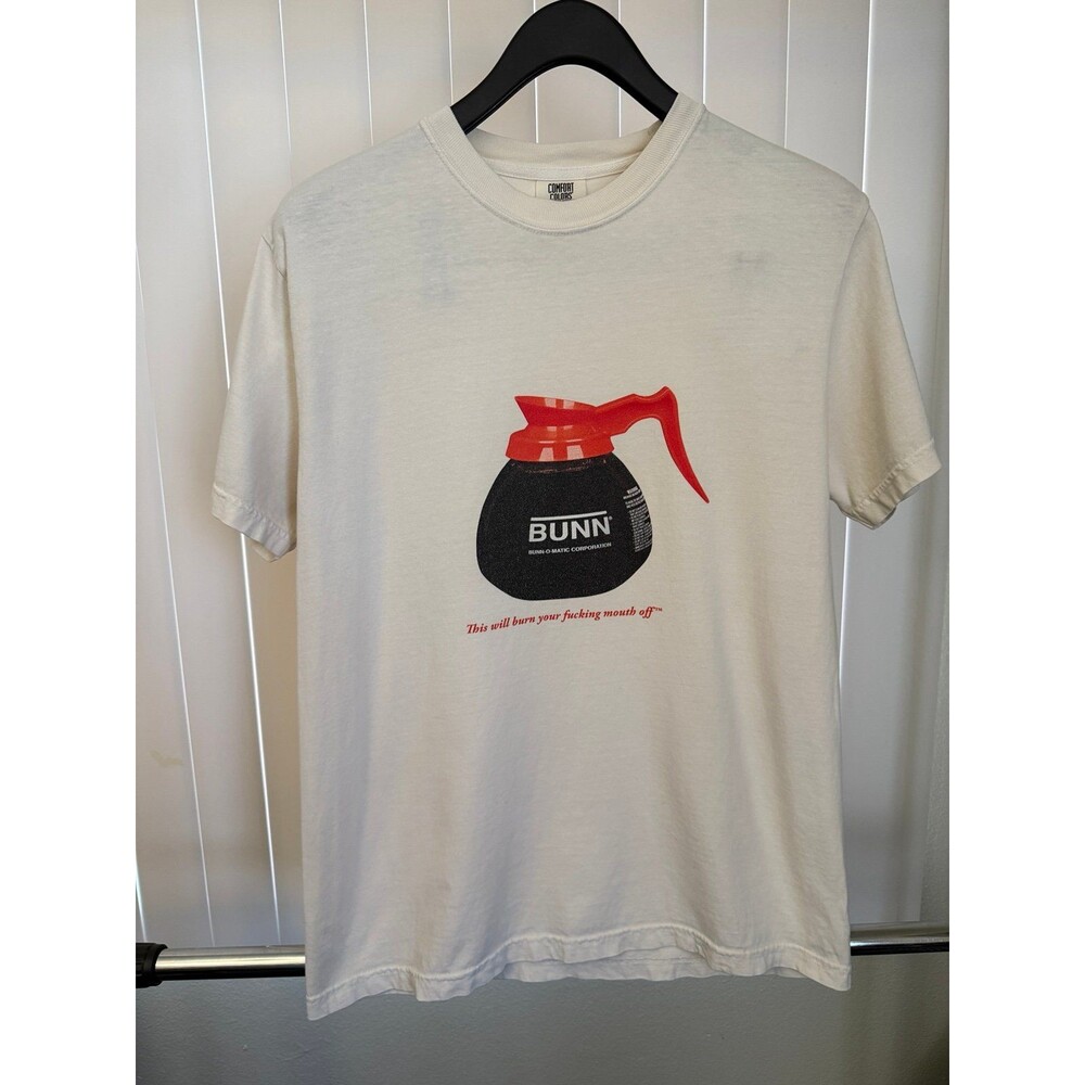 Men’s  “This Will Burn Your F*ing Mouth Off” Coffee Pot Tee Size Medium